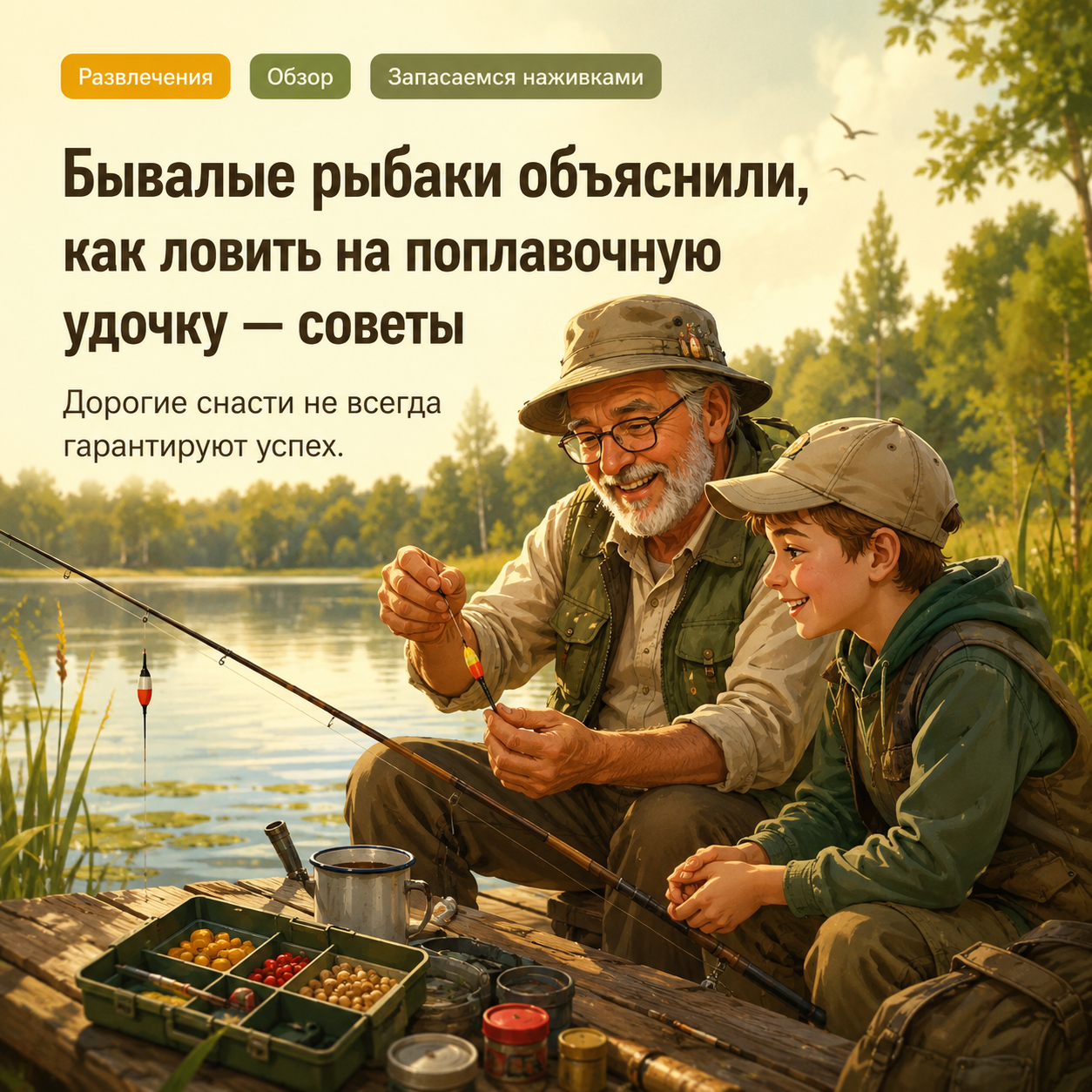 Развлечения Обзор Запасаемся наживками. Бывалые рыбаки объяснили, как ловить на поплавочную удочку — советы Дорогие снасти не всегда гарантируют успех
