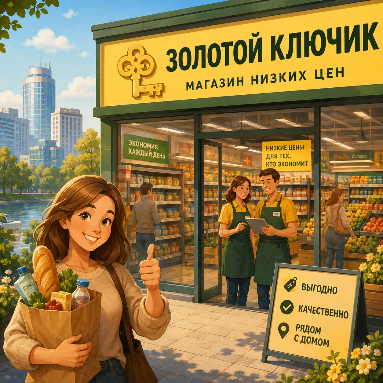 Бизнес В Екатеринбург по-тихому зашла сеть магазинов для тех, кто экономит на еде. Туда уже набирают персонал Рассказываем, что известно о точках «Золотой ключик»